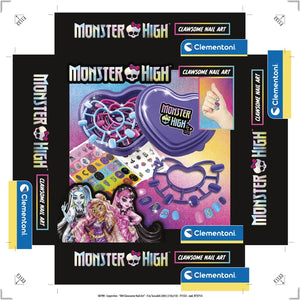 Monster High - Dunkle Nagelkunst
