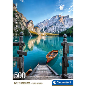 Braies Lake - 500 teile