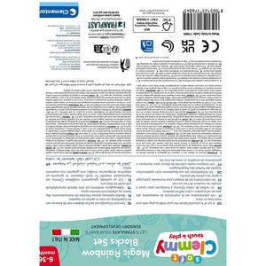 Clemmy - Regenbogen Set Bausteine (9 Stück)