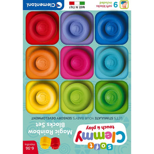 Clemmy - Regenbogen Set Bausteine (9 Stück)
