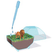 Laden Sie das Bild in den Galerie-Viewer, Mini Terrarium - Löwe
