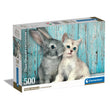 Laden Sie das Bild in den Galerie-Viewer, Cat &amp; Bunny - 500 teile
