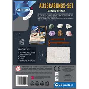 Ausgrabungs-Set Steine und Mineralien